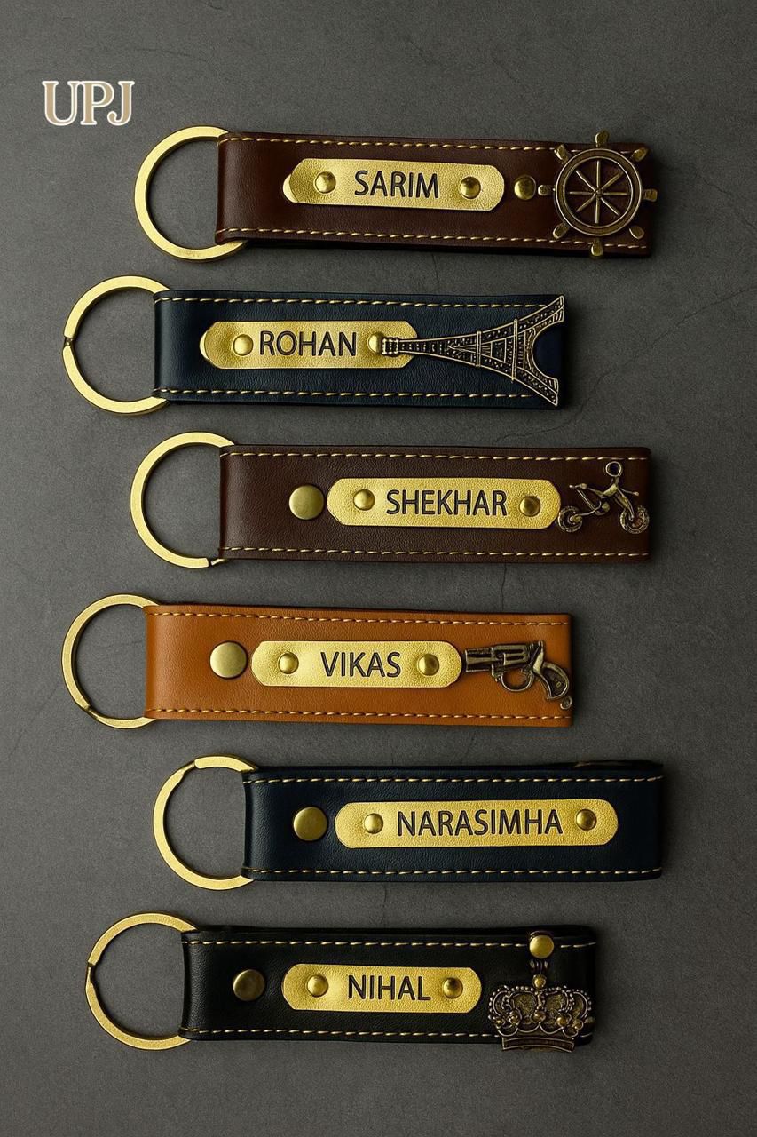 Men’s Leather Keychain